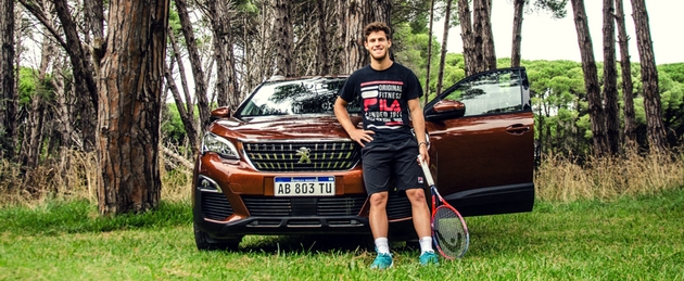 Peugeot designa como embajador al tenista Diego Schwartzman
